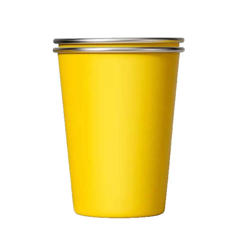 Stackable 304 Stainless Steel Camping Cup Set 9