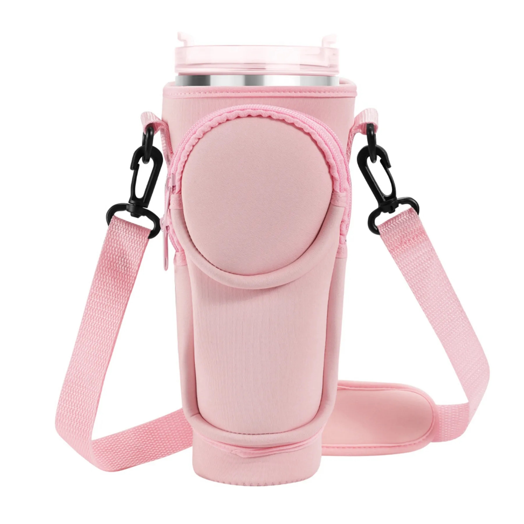 Neoprene 40oz Tumbler Carrier Sleeve with Adjustable Strap 10