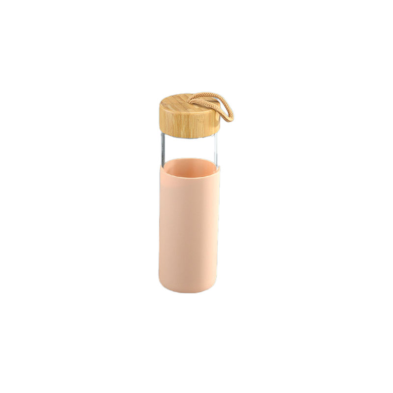 20oz Glass Bottles with StrapLid Silicone Sleeve 5