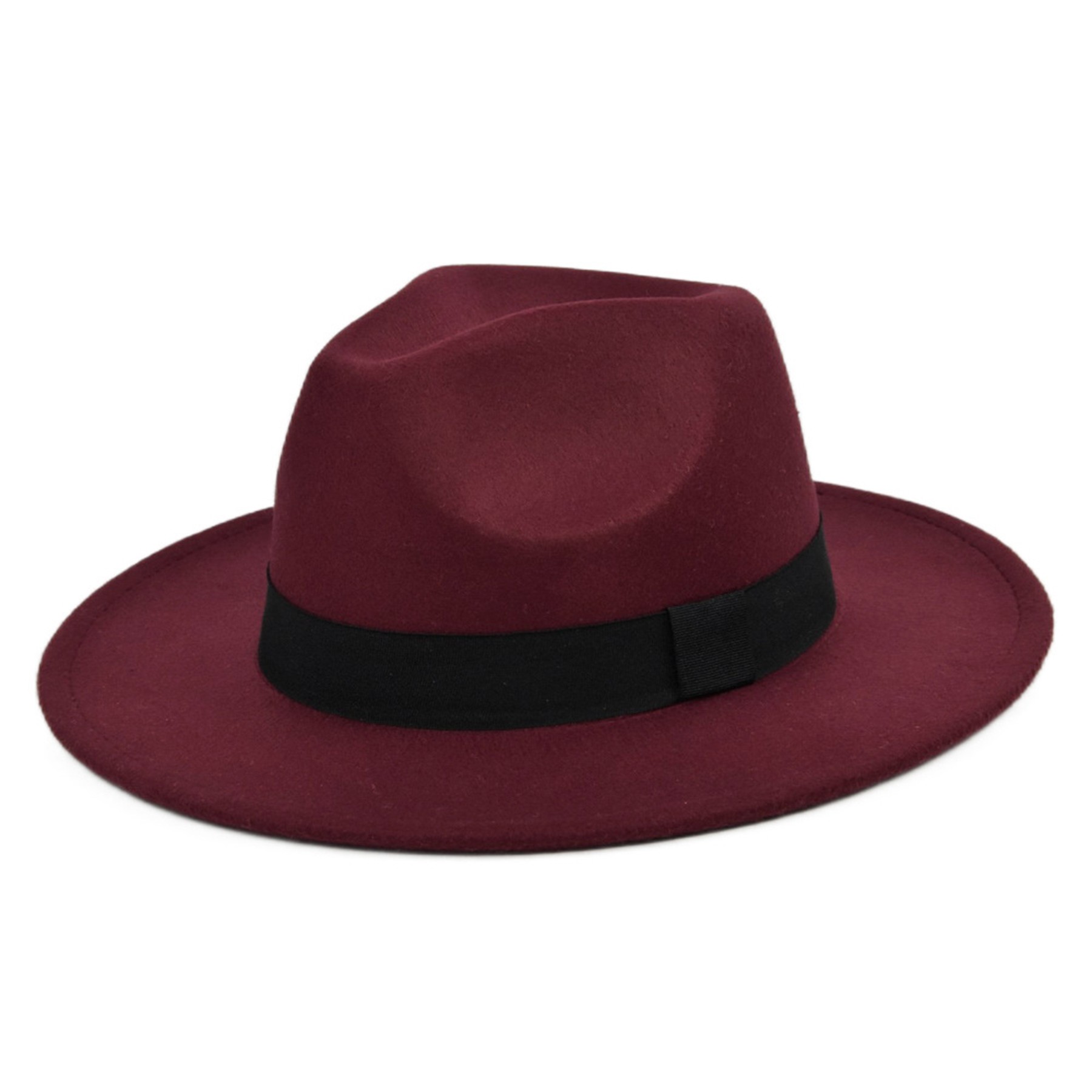 Wide Brim Fedora Hat 6