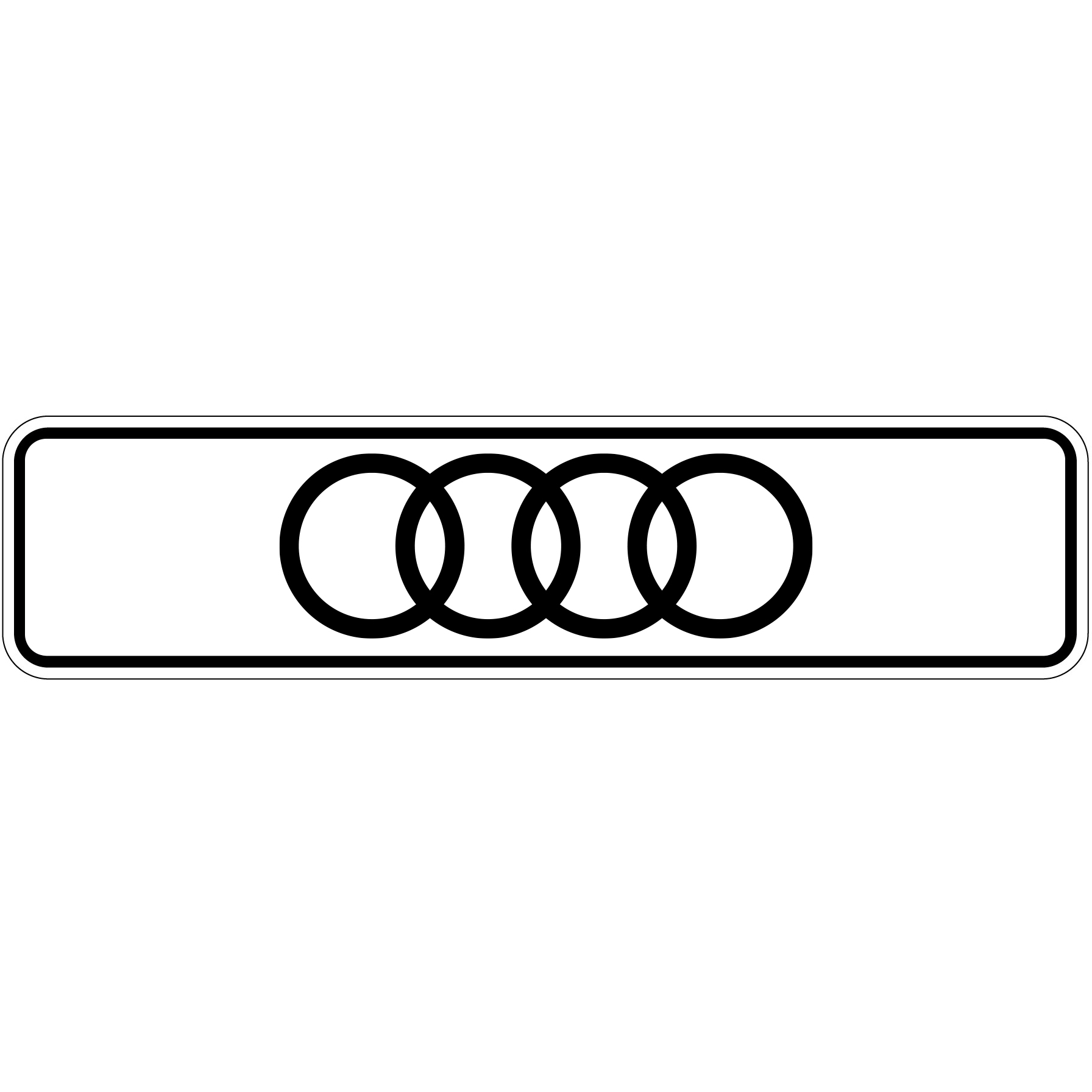 Car Licence Plates .040 Clear Polytrans (2.875" x 11.875") / Screen-printed
