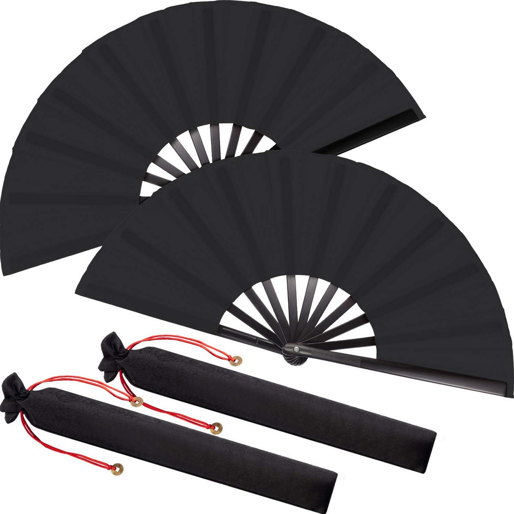 Large Folding Hand Fans 4