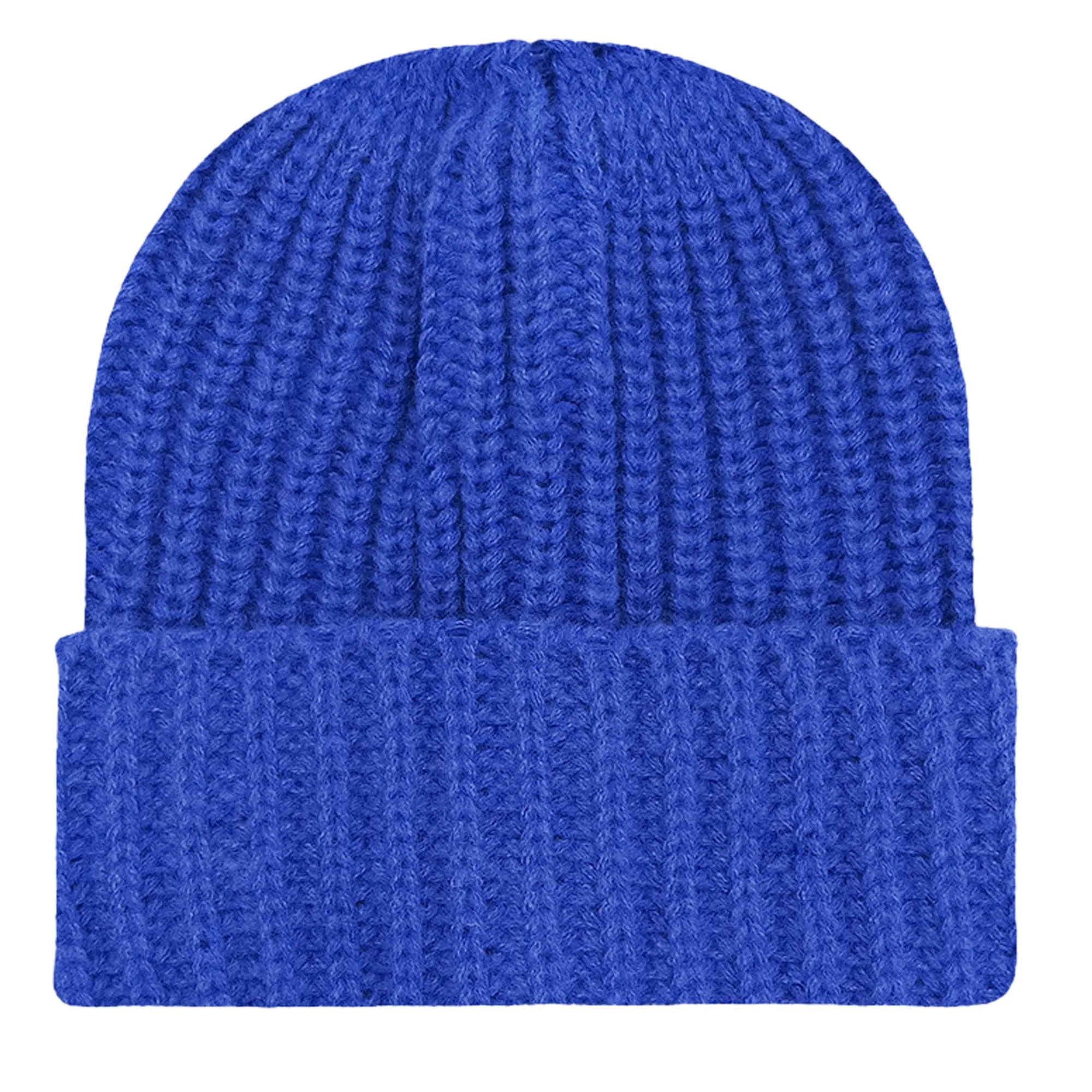 High Quality Warm Chunky Stitch Strip Knit Hat MOQ 100 14