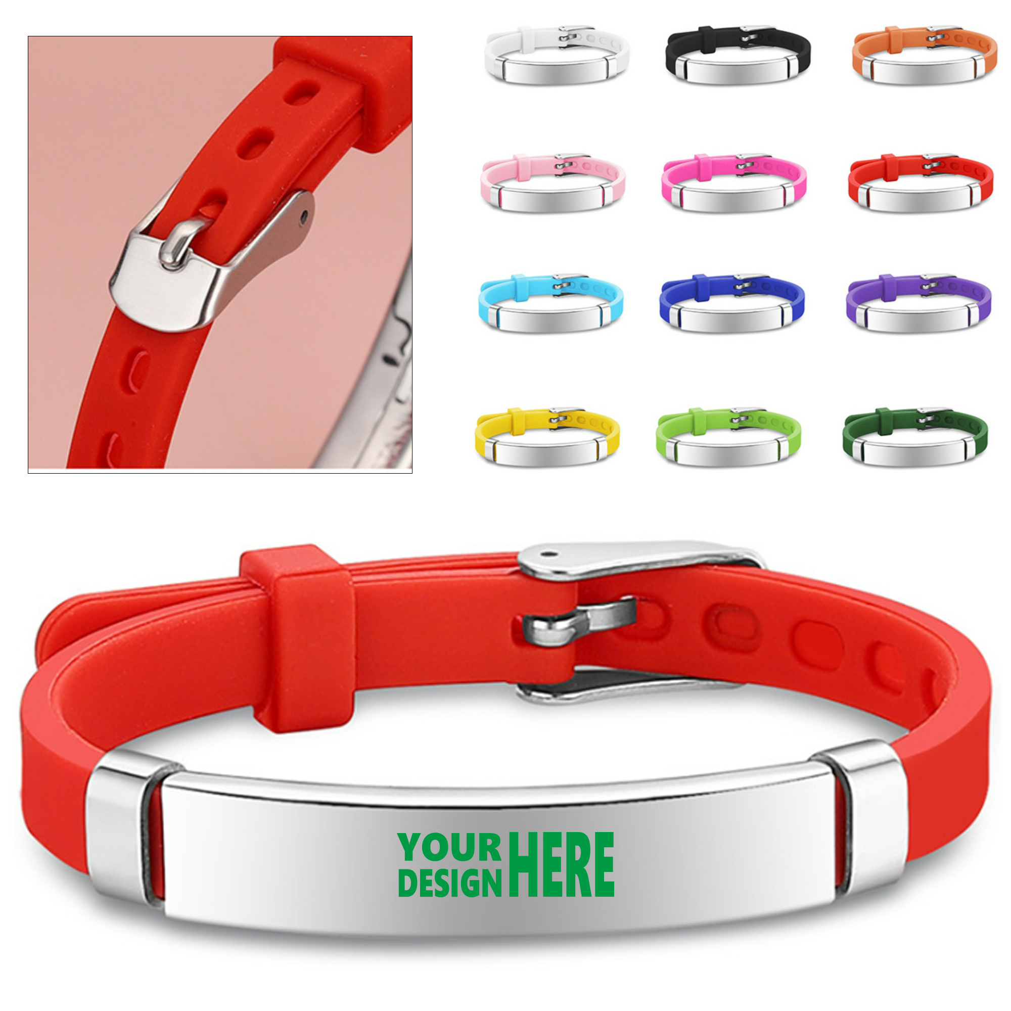 Modern Steel-Silicone Wristband 2