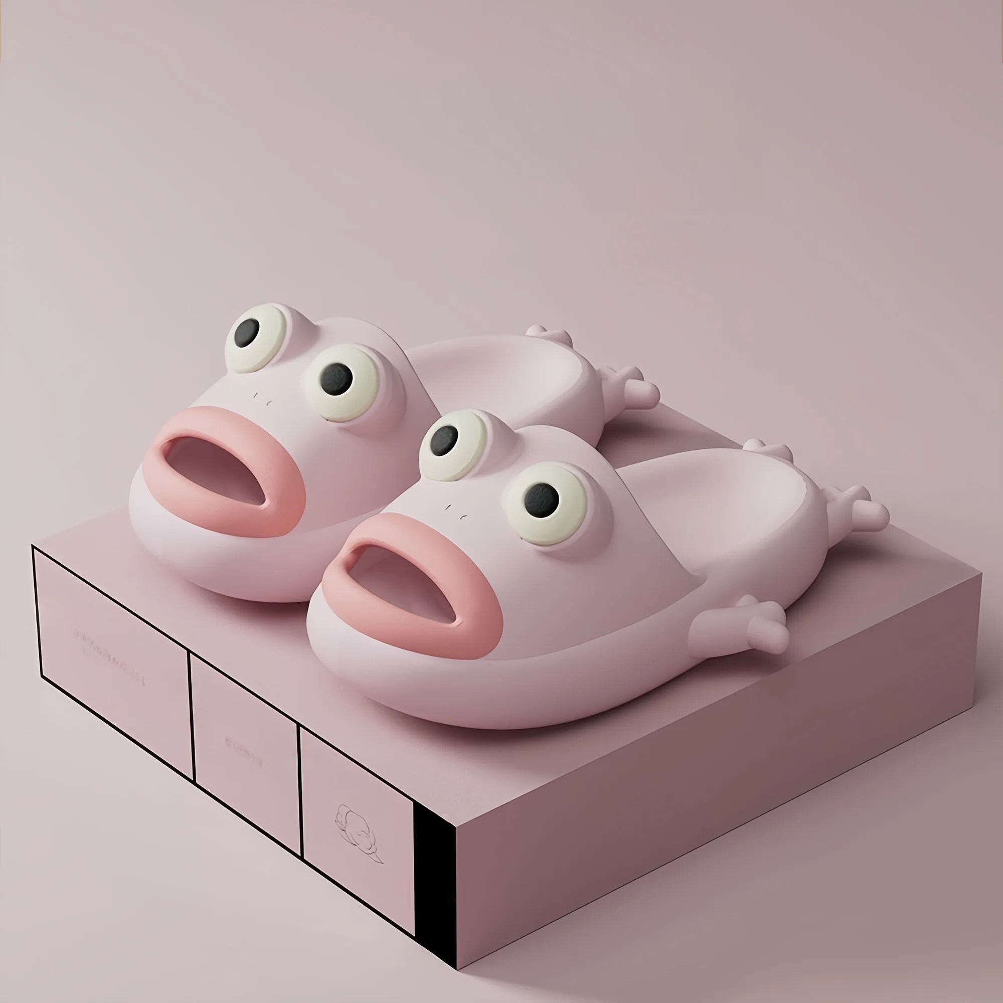 Soft Funny Frog Slippers For Women Indoor Outdoor 5