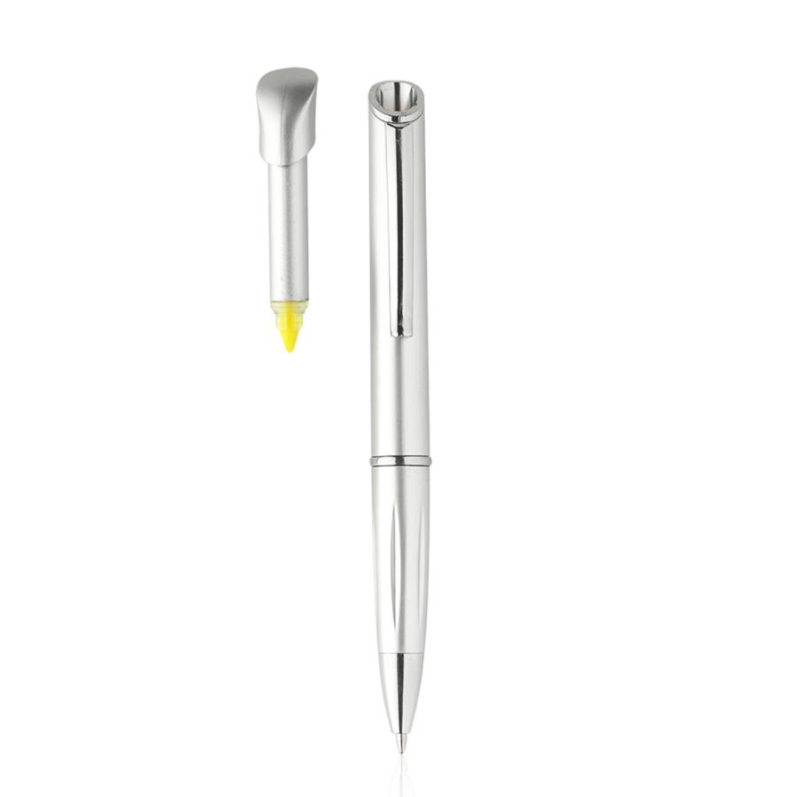 Allende Twist Plastic Pens with Highlighter 14