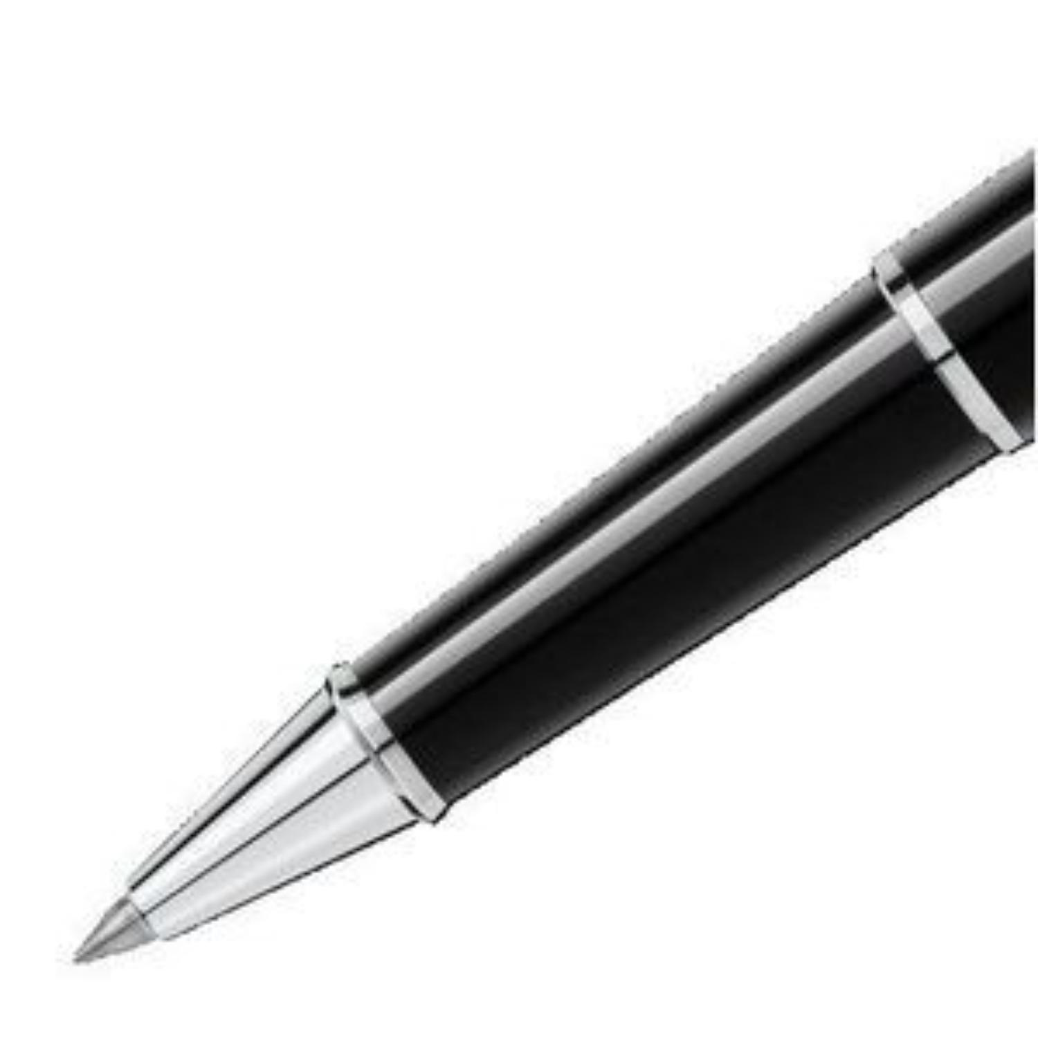 MONTBLANC® Meisterstück Luxury Platinum-Coated Classique Rollerball Pen w/ Gift Box 2