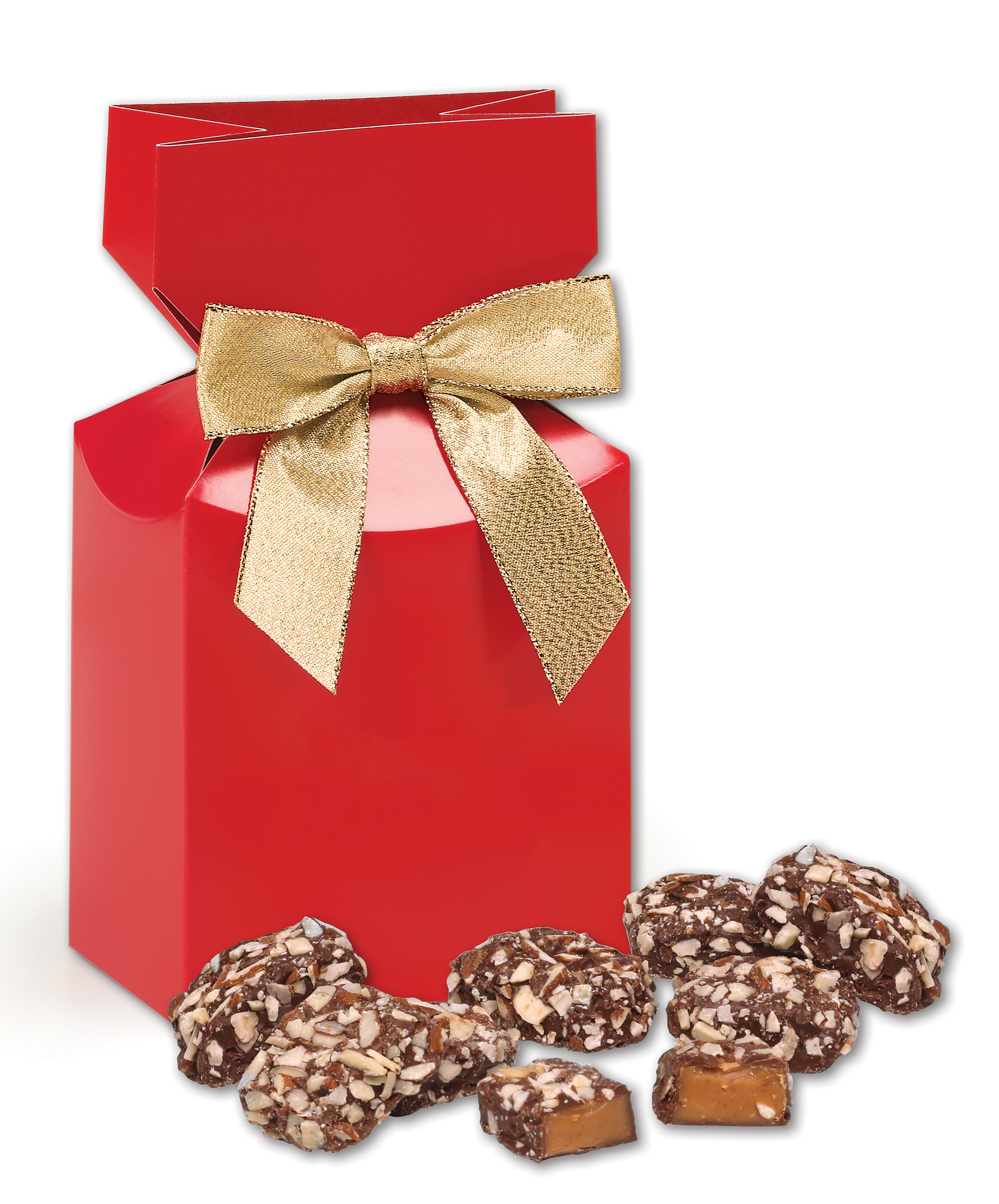 English Butter Toffee in Red Premium Delights Gift Box 2