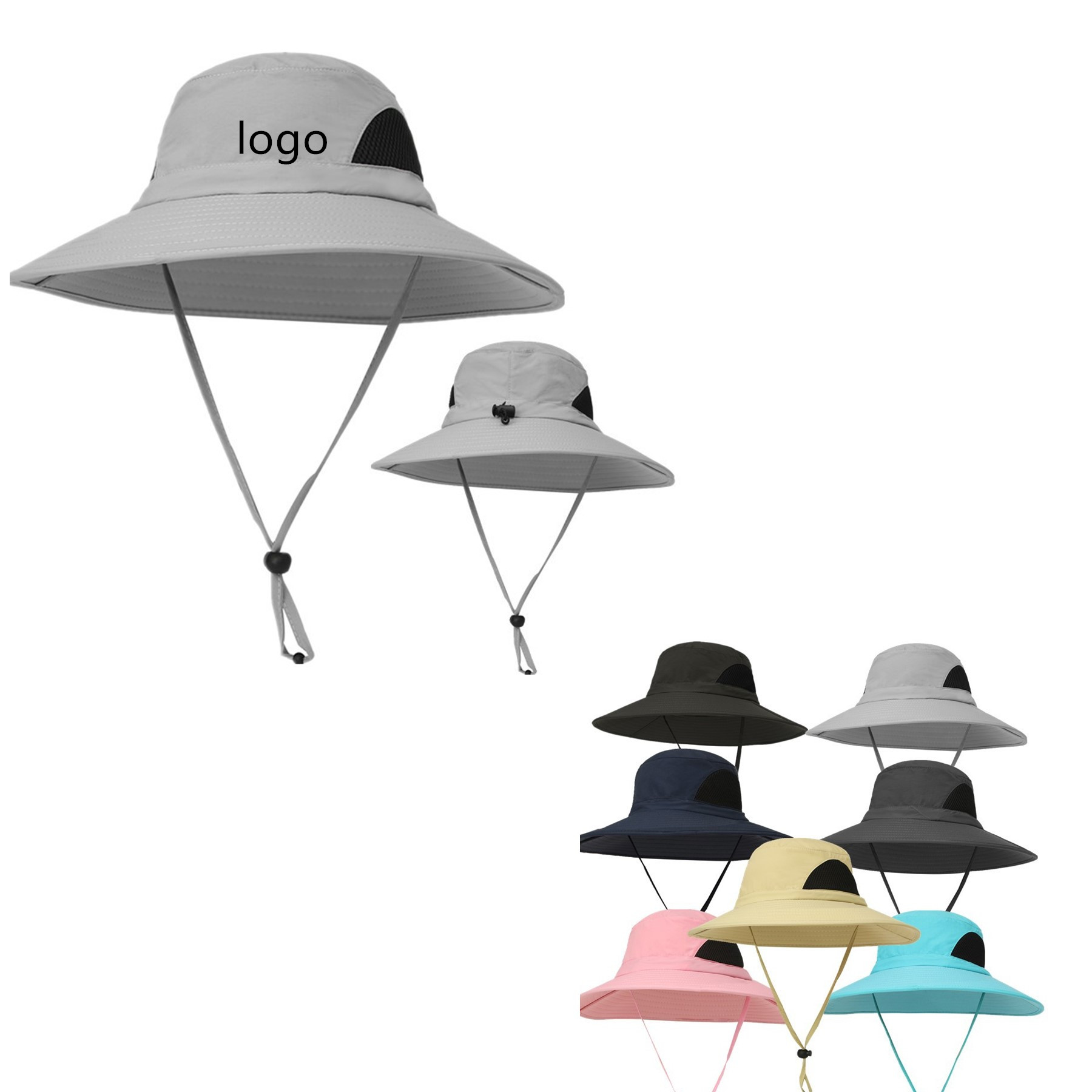 Wide Brim Mesh Sun Hat 2