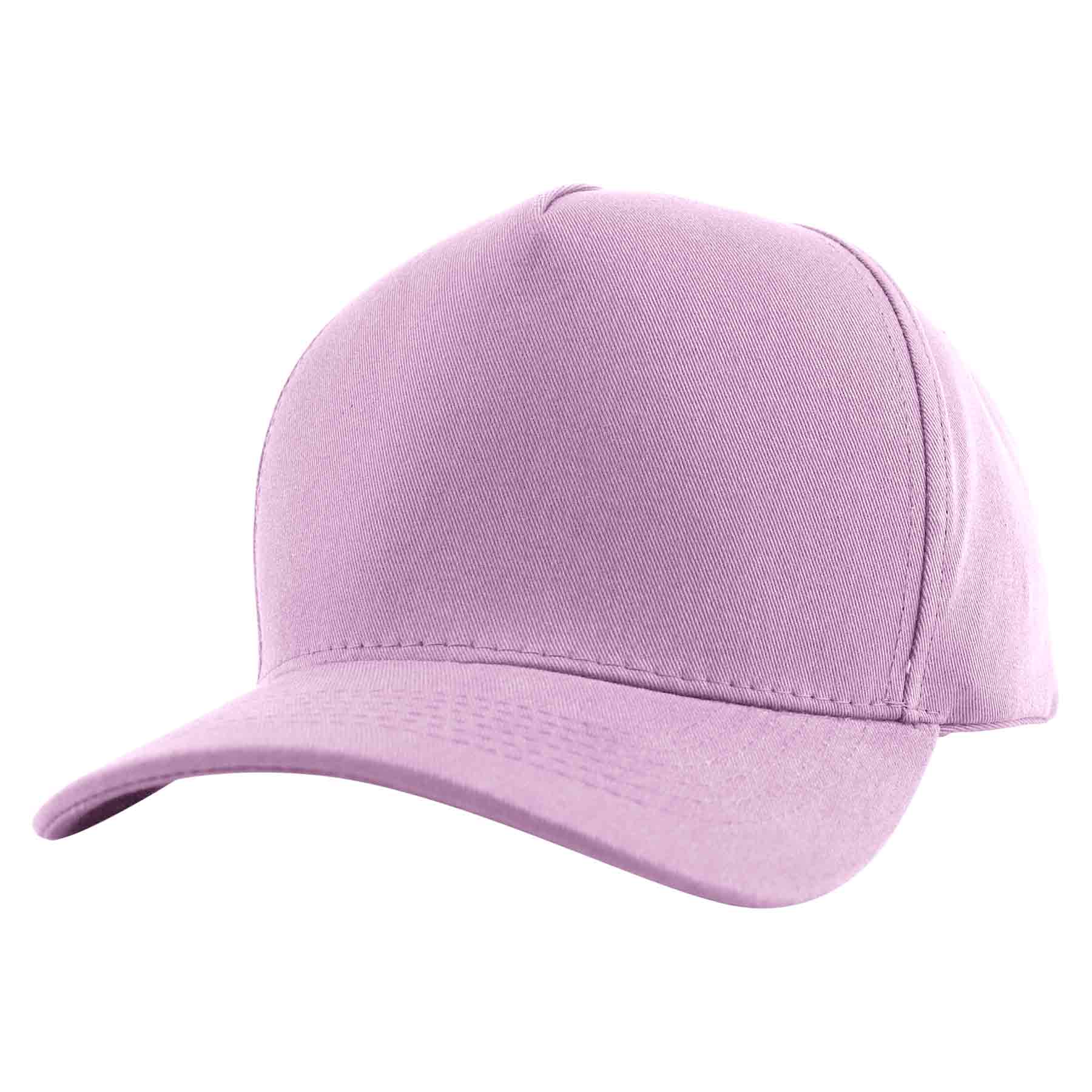 Cotton Twill 5 Panel Mid Profile Structured Baseball Cap 12