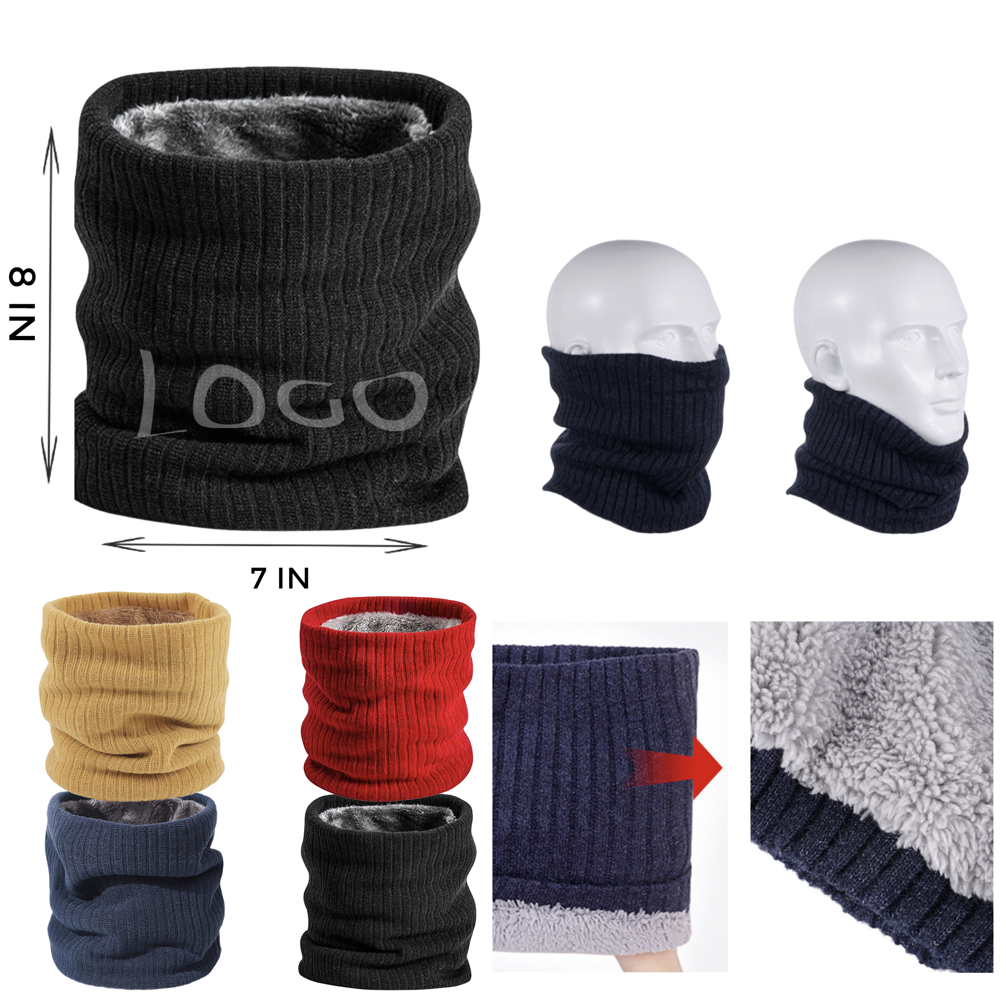 MOQ 10 PCS Stylish Thermal Scarf 2