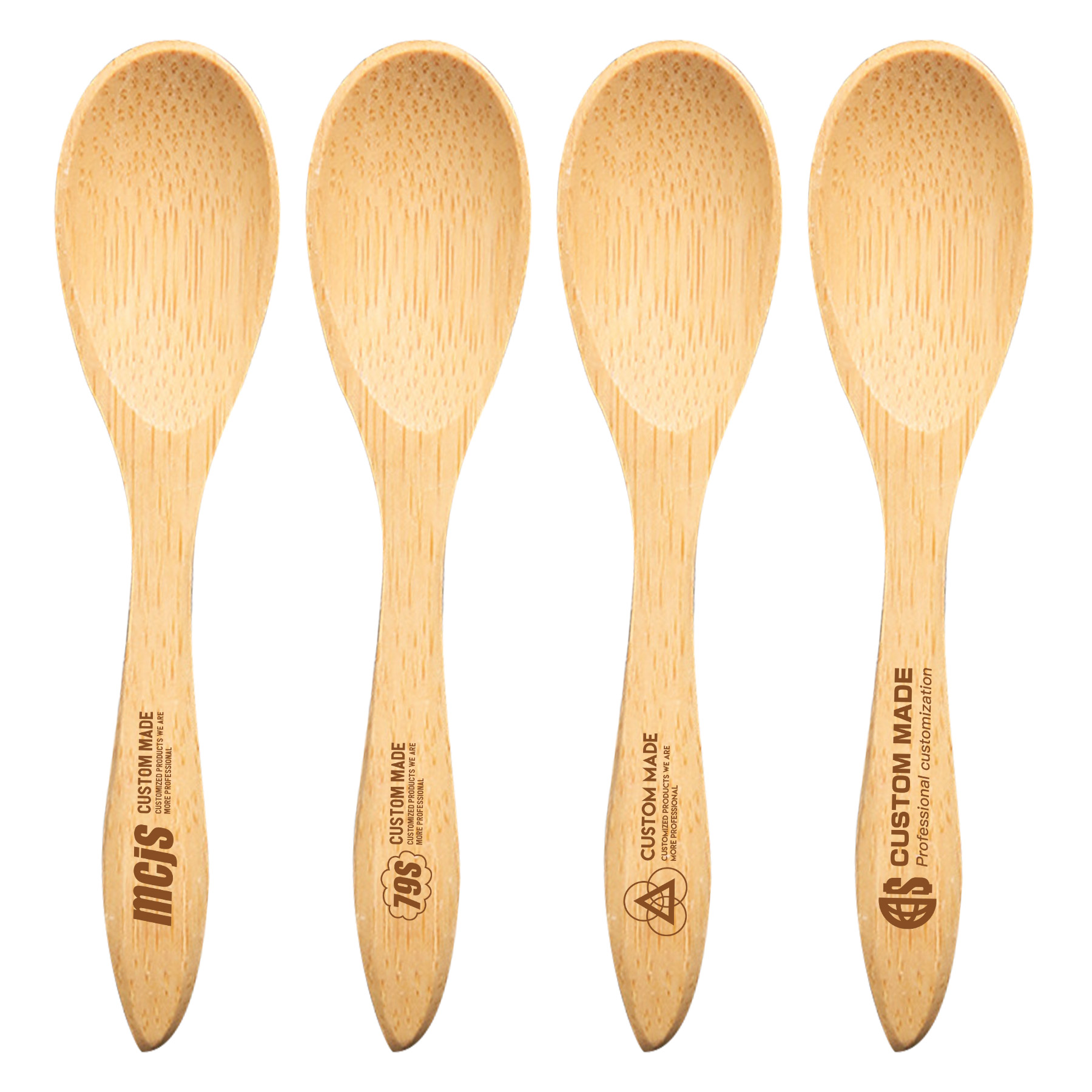 Bamboo Round Handle Spoon 2