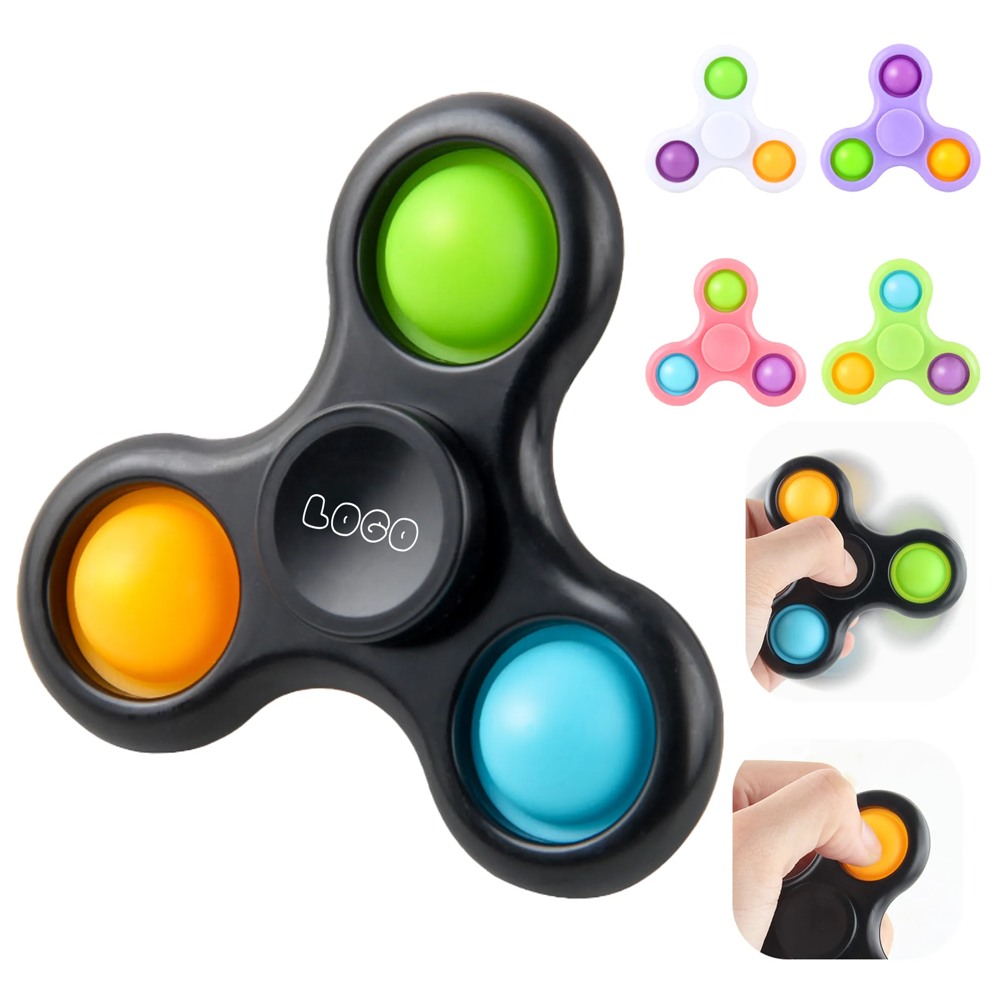 Fidget Spinner Bubble Pressable Toy 3