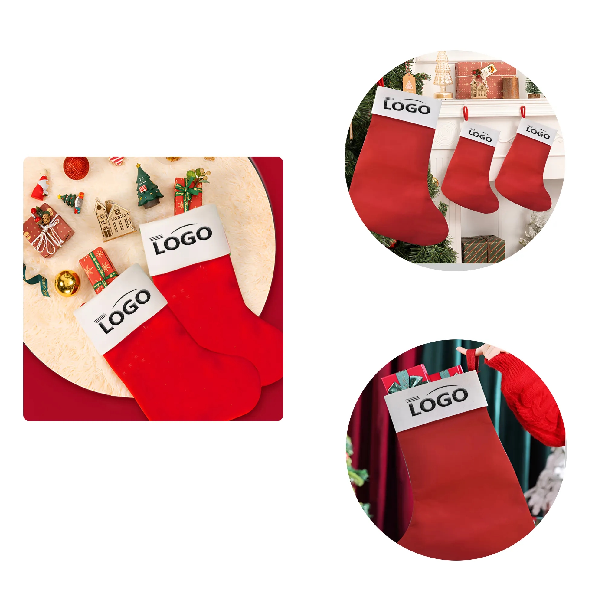 Customized Christmas Felt Socks 2