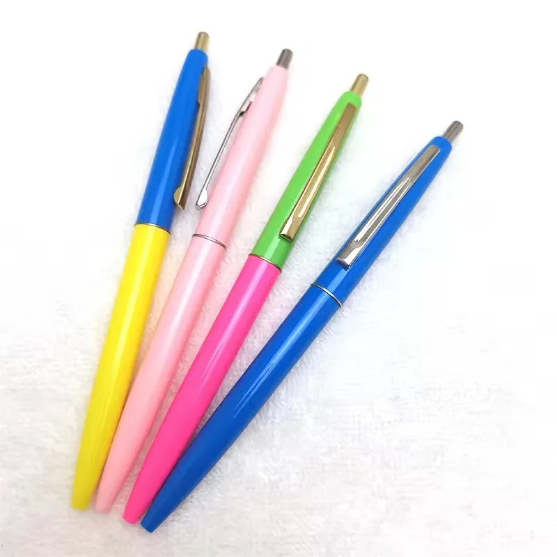 Plastic Click Silver Ballpoint Pens 13