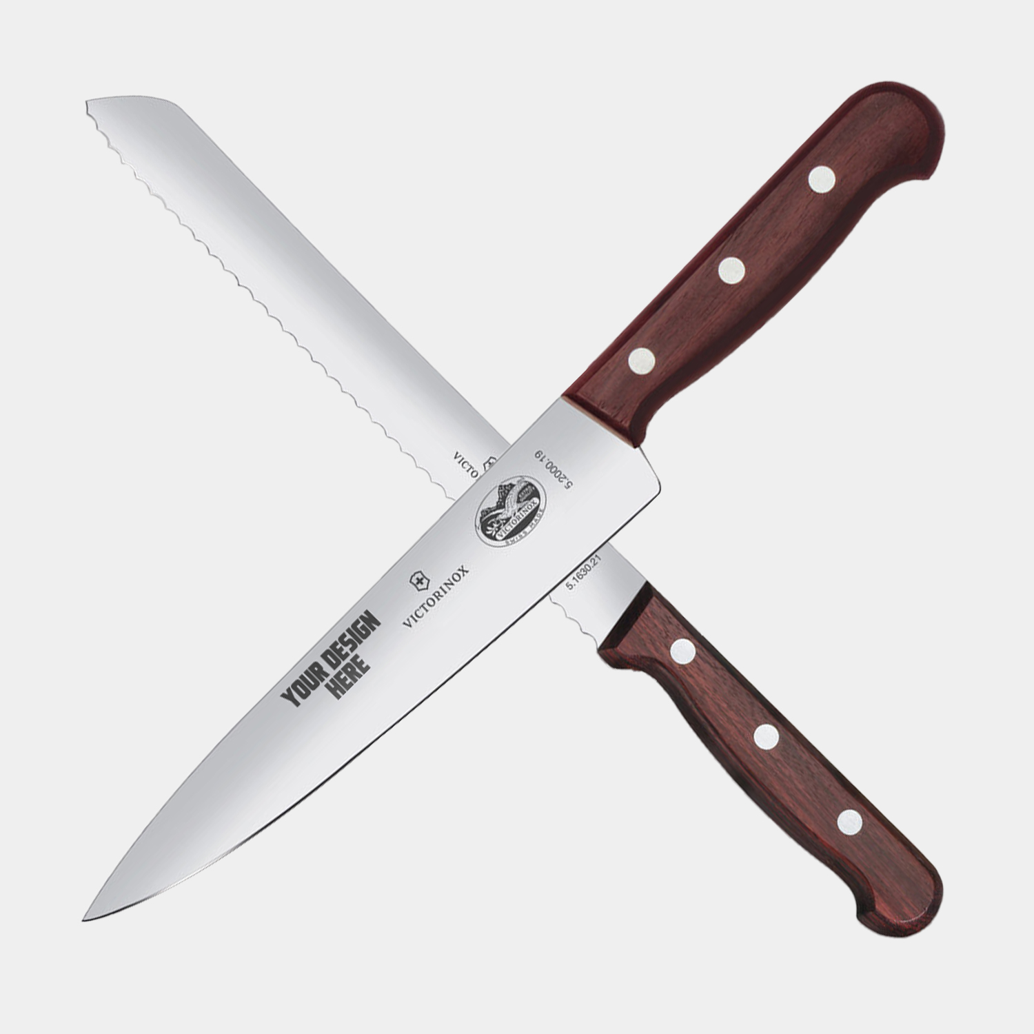 Victorinox® - Swiss Army German Made 2-Piece Wood Kitchen Knife Set 2