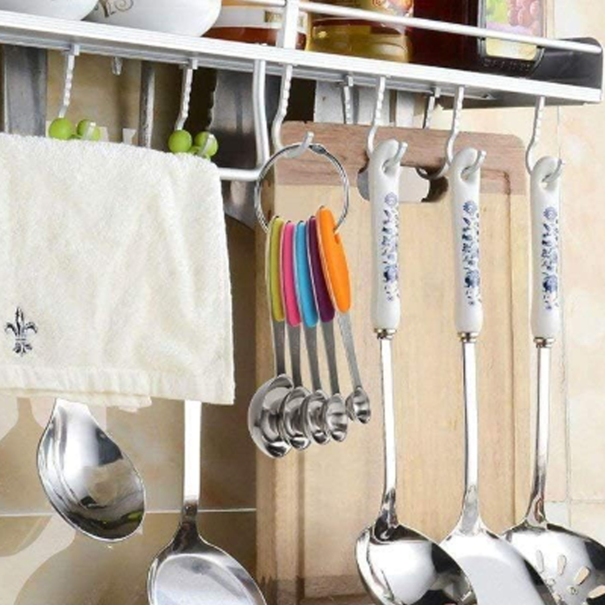 5-Piece Stainless Steel Measuring Spoon Set for Baking 10