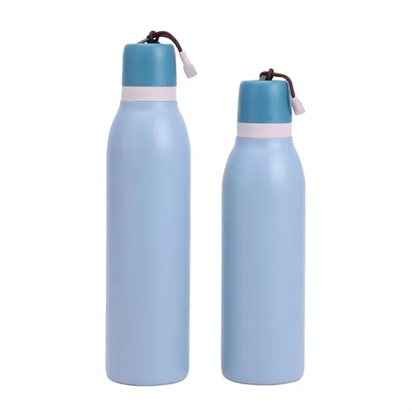 18 oz Insulated Stainless Steel Water Bottle with Straw 6