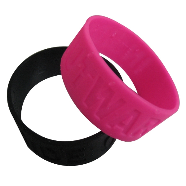 Debossed Silicone Wristband 24