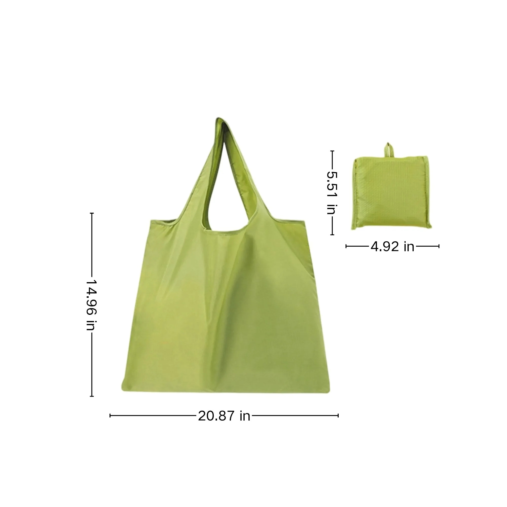 Foldable Large Capacity Eco Friendly Shopping Bag, custom tote bag with logo imprint 3