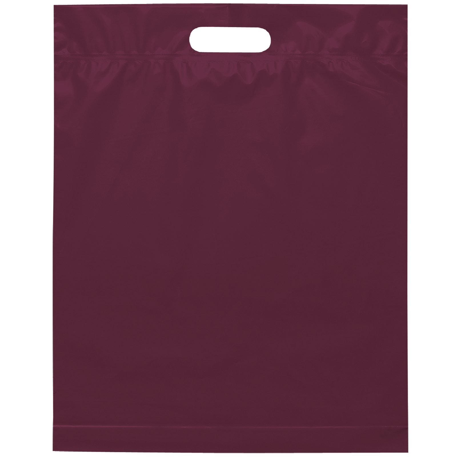 Die Cut Handle Bag - 15W x 19H x 3 - Flexo Ink Print 12