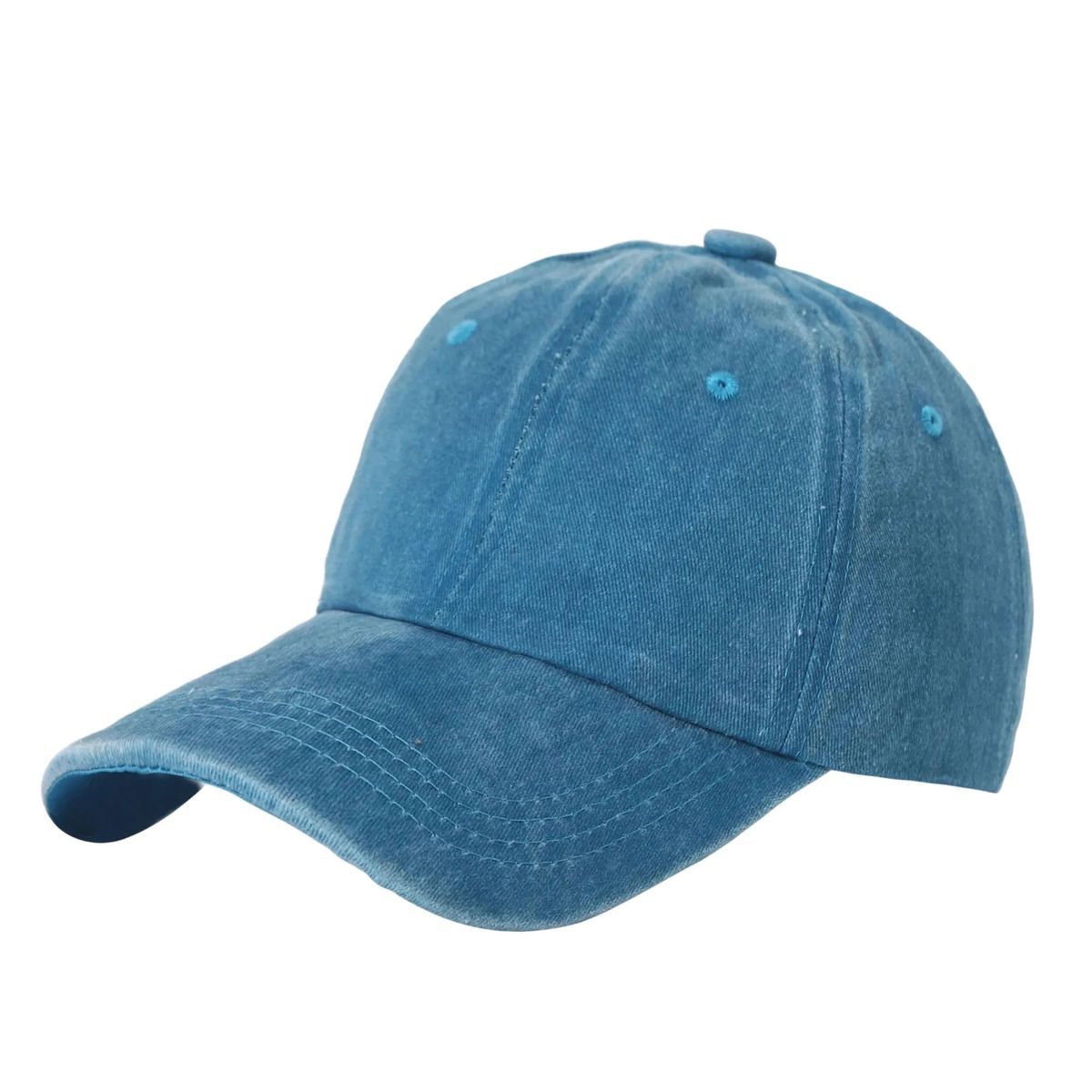Adjustable Washed Cotton Cap with Curved Visor 20