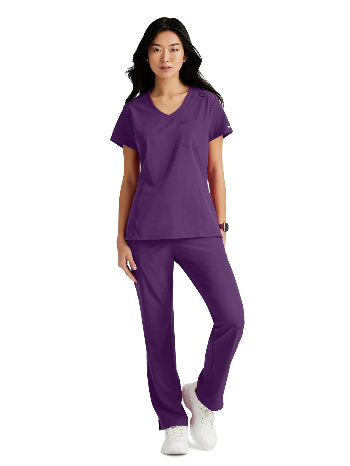 Skechers - Women's One-Pocket V-Neck Dignity Tuck-In Scrub Top 17
