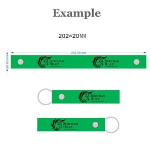 Customized Embroidery Ring Key Chain 7