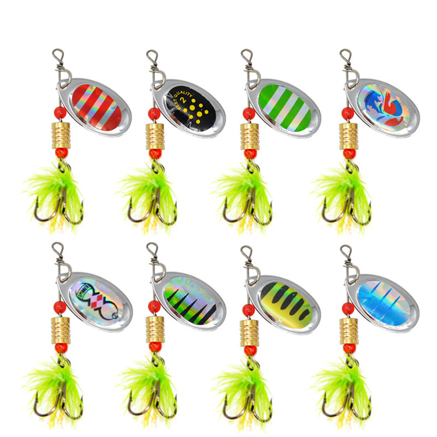 16pcs Fishing Spinner Bait 3