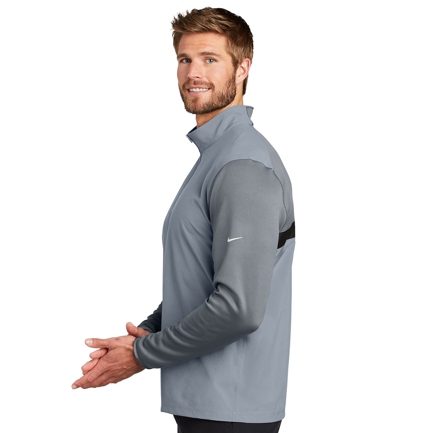 Nike Dri-FIT Fabric Mix 1/2-Zip Cover-Up 4.7 oz. Jacket 6