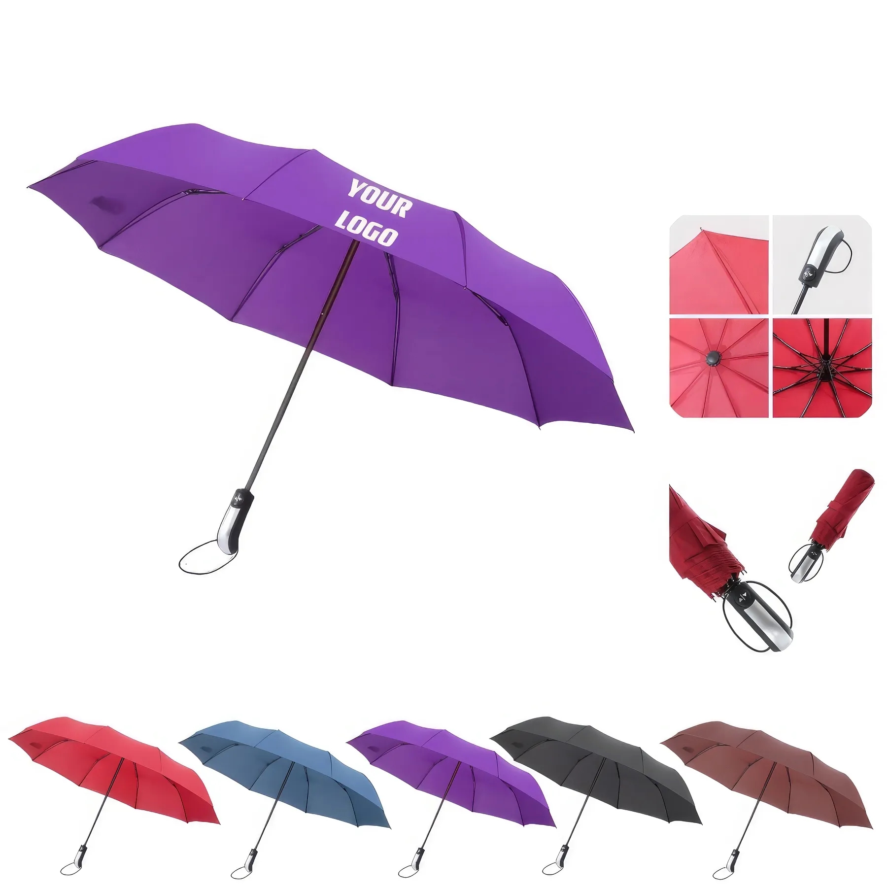 Custom 40" Foldable Umbrella Great Promotion Gifts 2