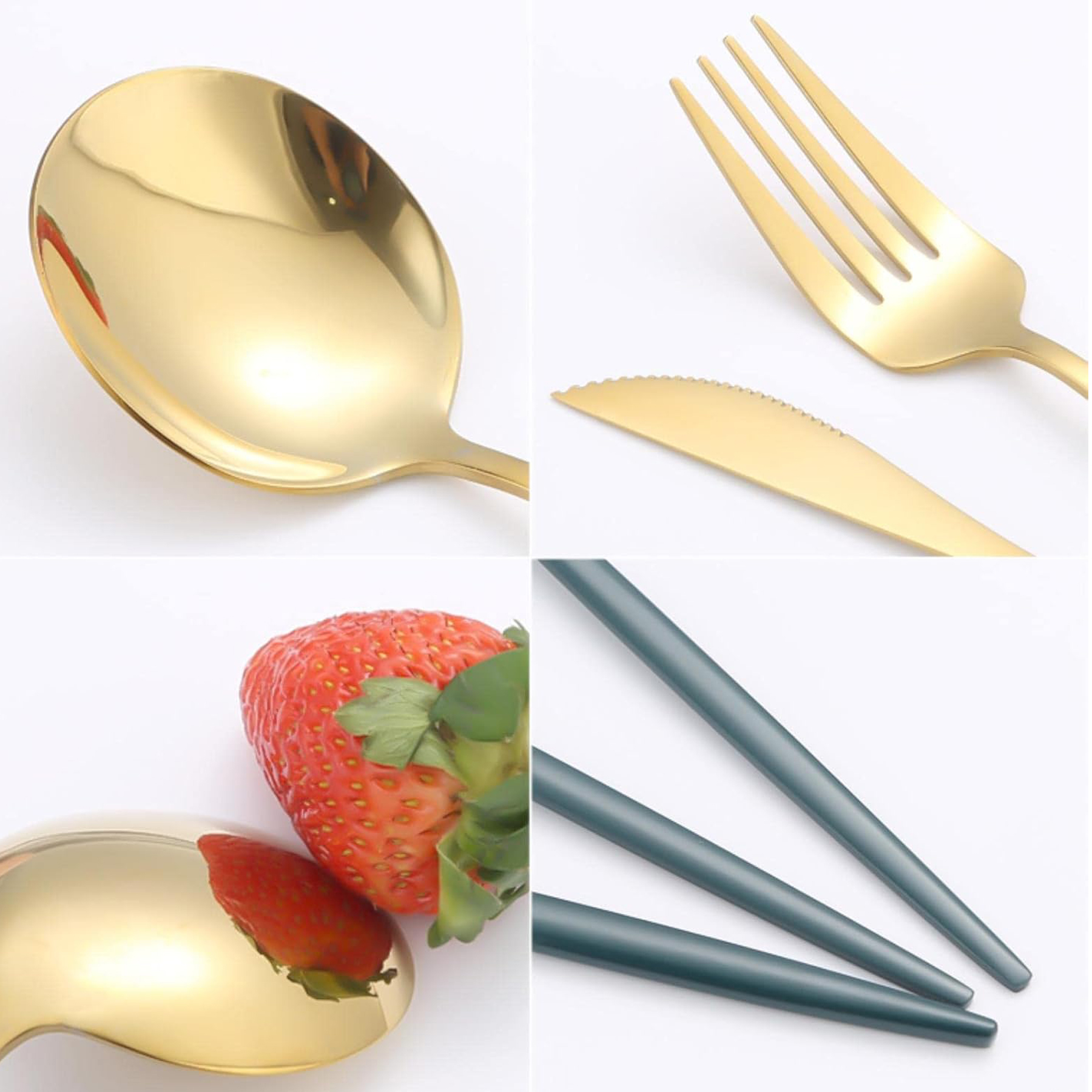 24-Piece Stainless Steel Silverware Set 5