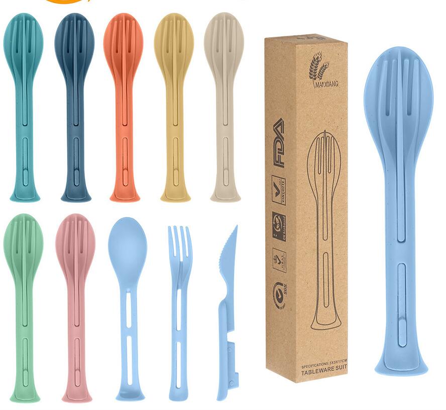 3 In 1 Spoon Fork Knife Cutlery Set 3
