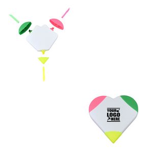 Heart Shaped Fluorescent Pens Highlighters 9