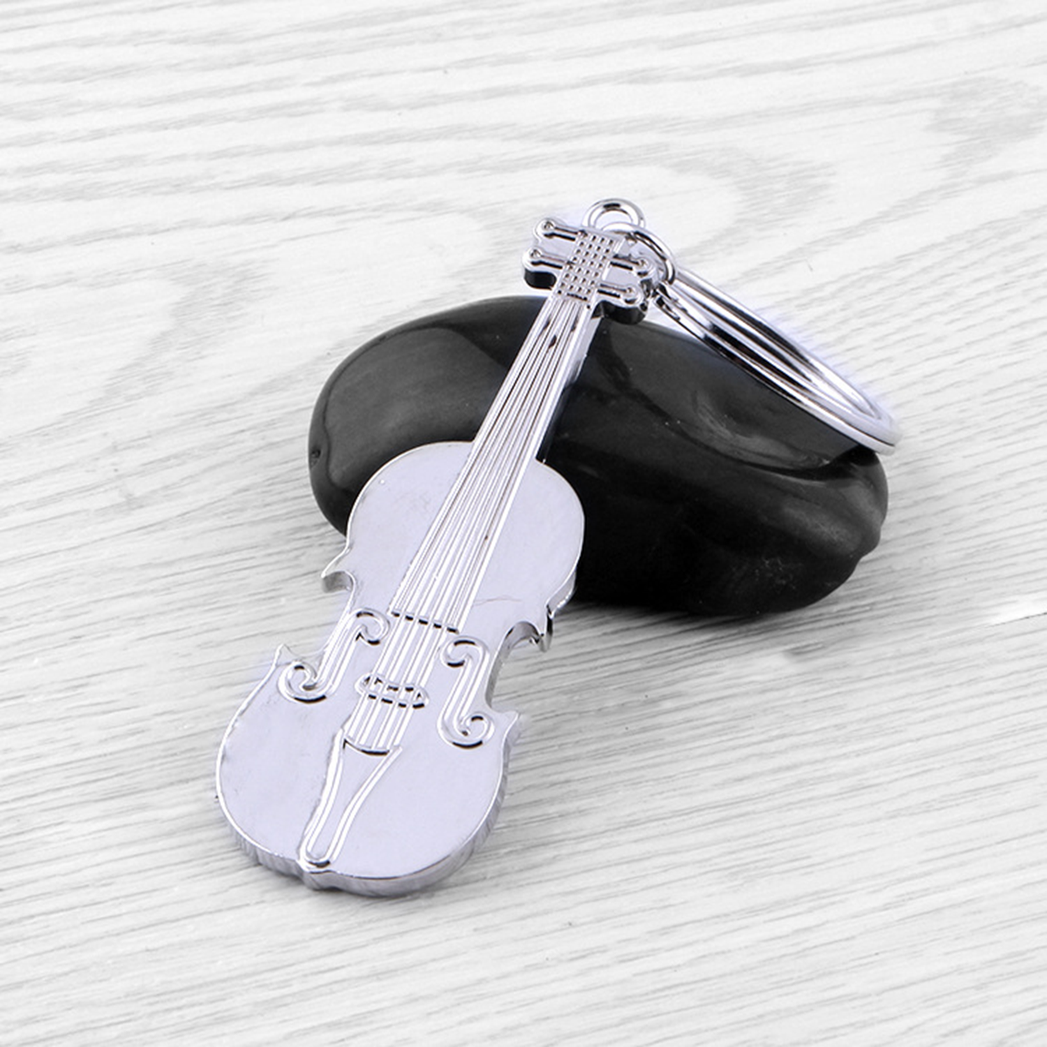 Popular Metal Violin Music Instrument KeyChain 3