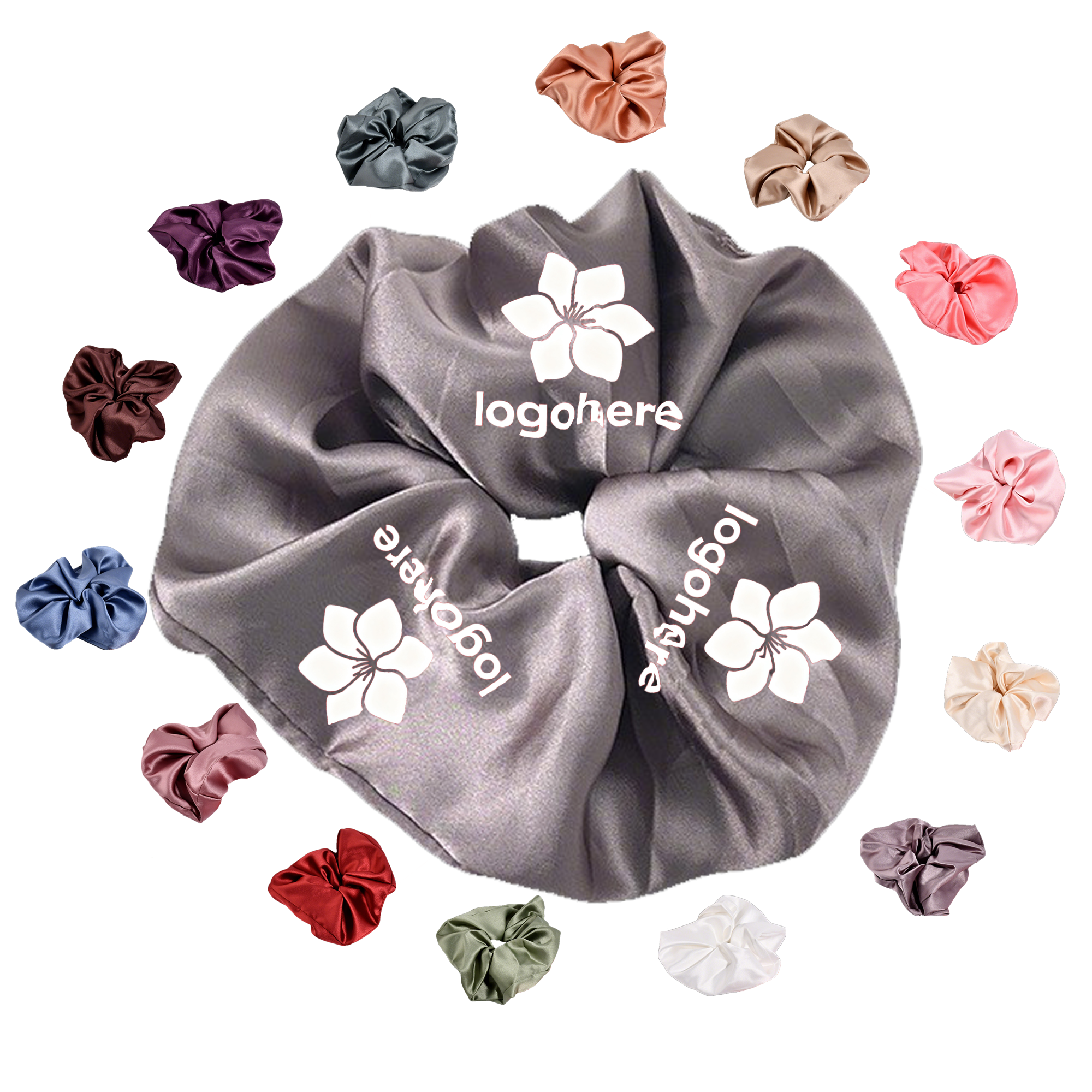 Large Thick Hair Scrunchies 3