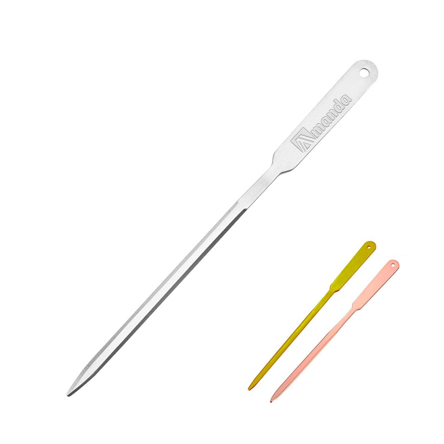 Portable Stainless Steel Letter Opener Hand Envelope Slitter 8