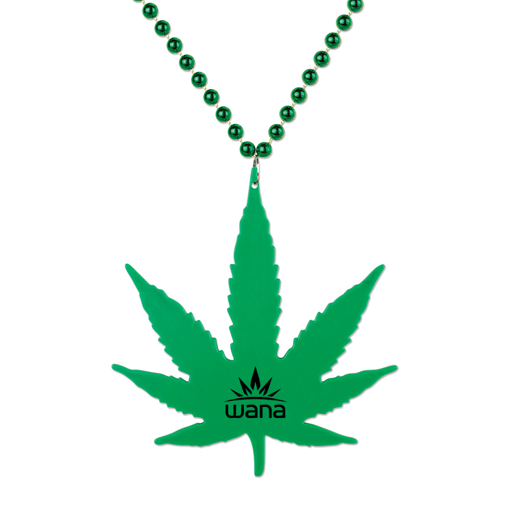 Cannabis Medallion Beads