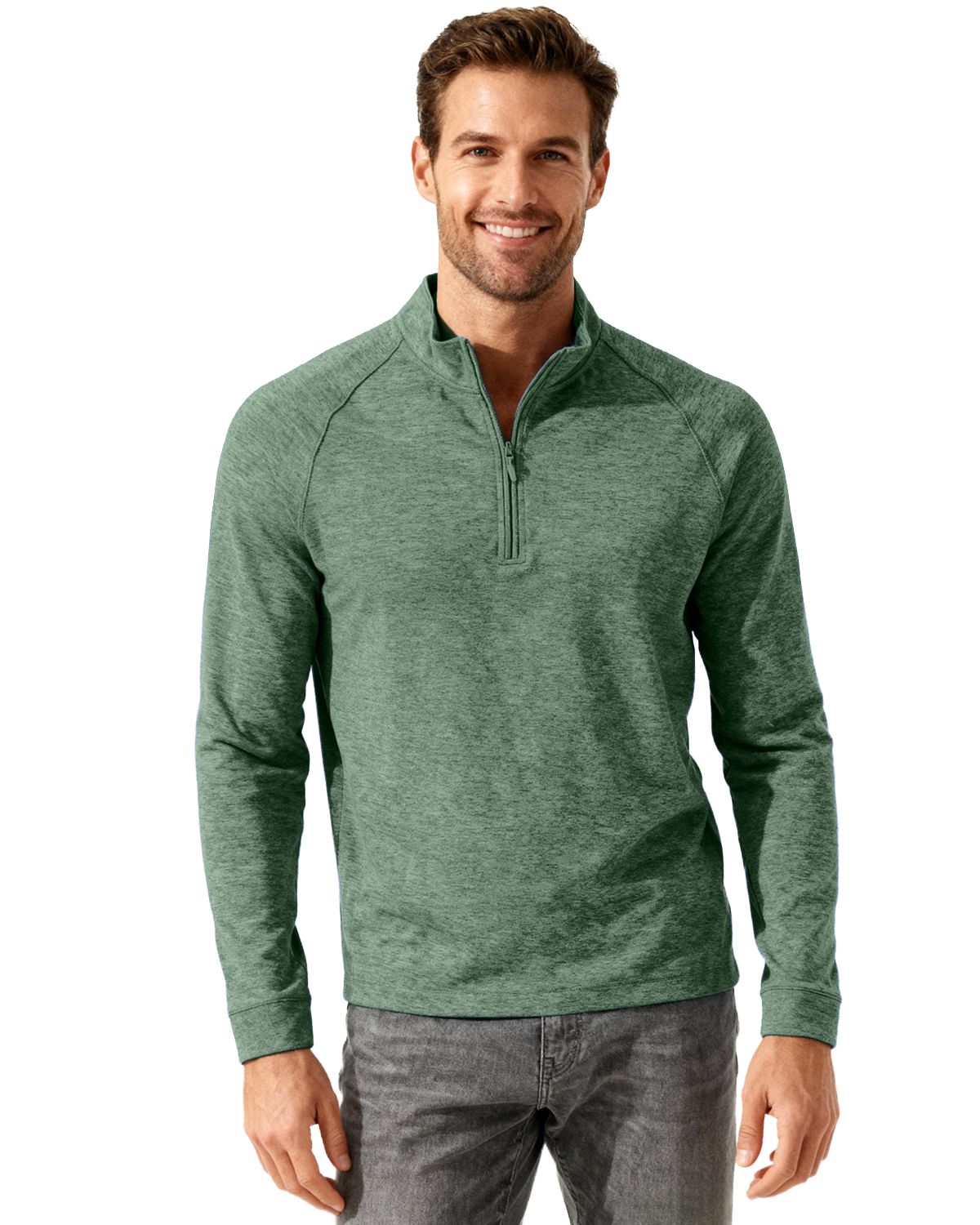 Clique Dash Recycled Mens Quarter Zip Sweatshirt 8