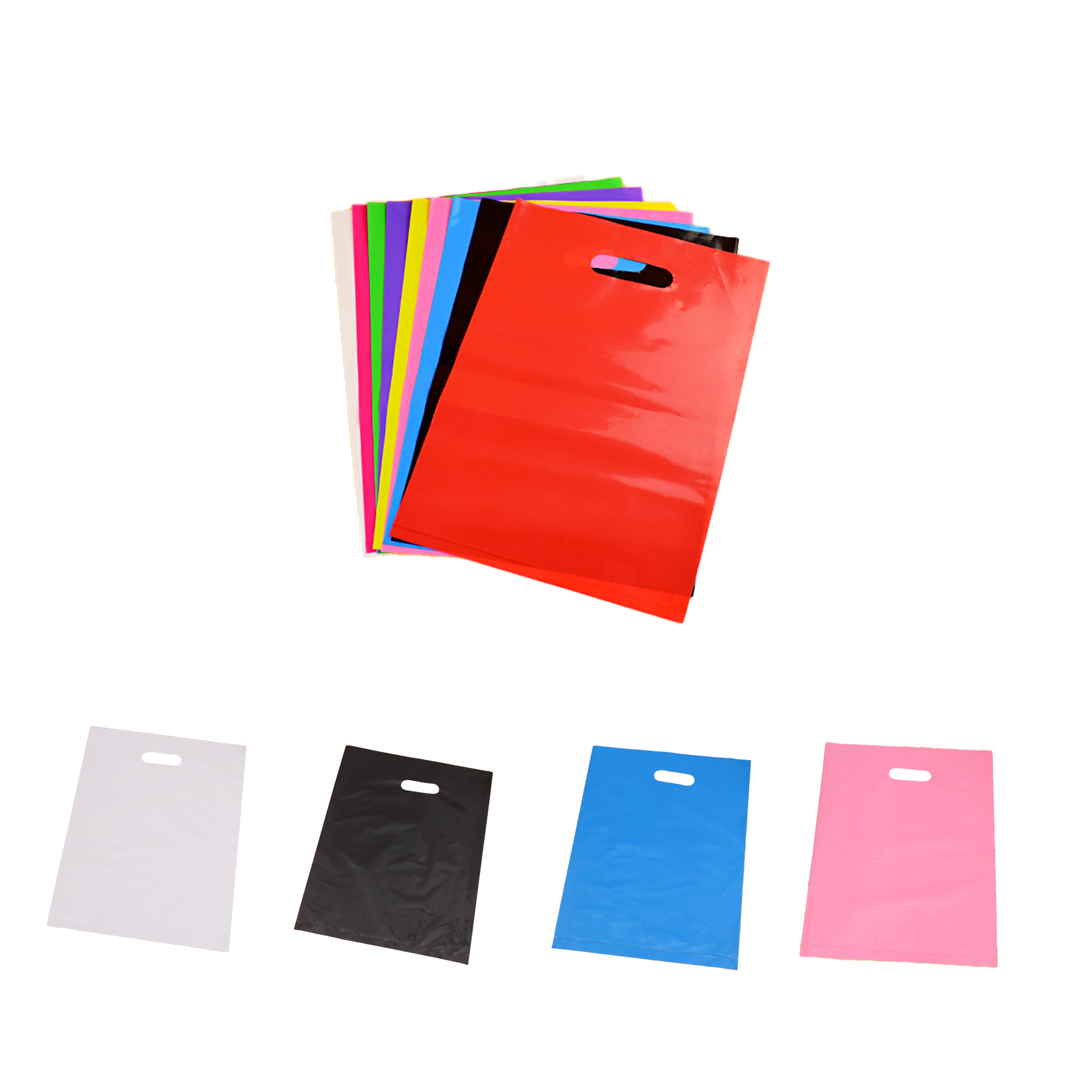 Die Cut Handle Plastic Bag 4