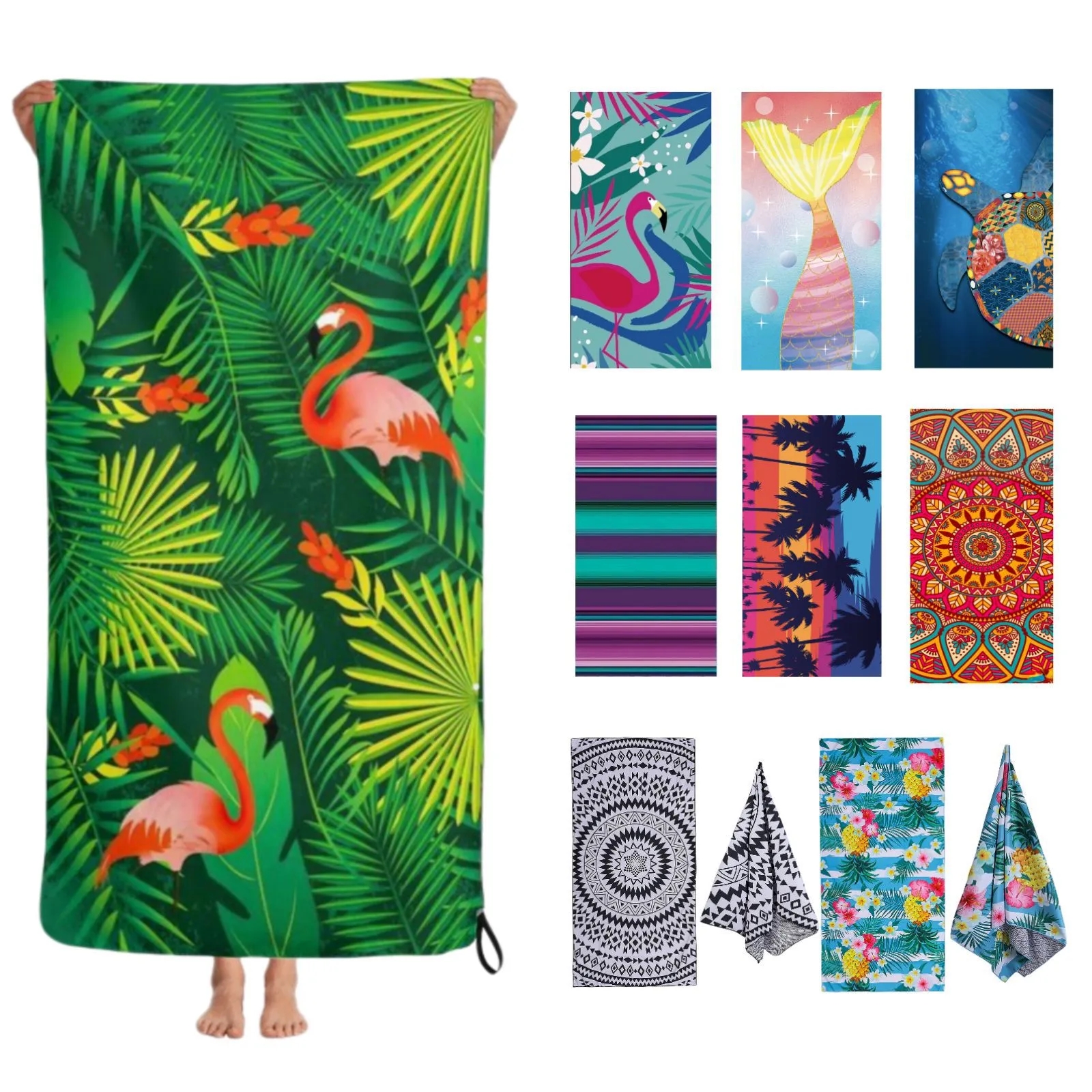 Full Color Beach Towel - 31.5'' x 63'' 13
