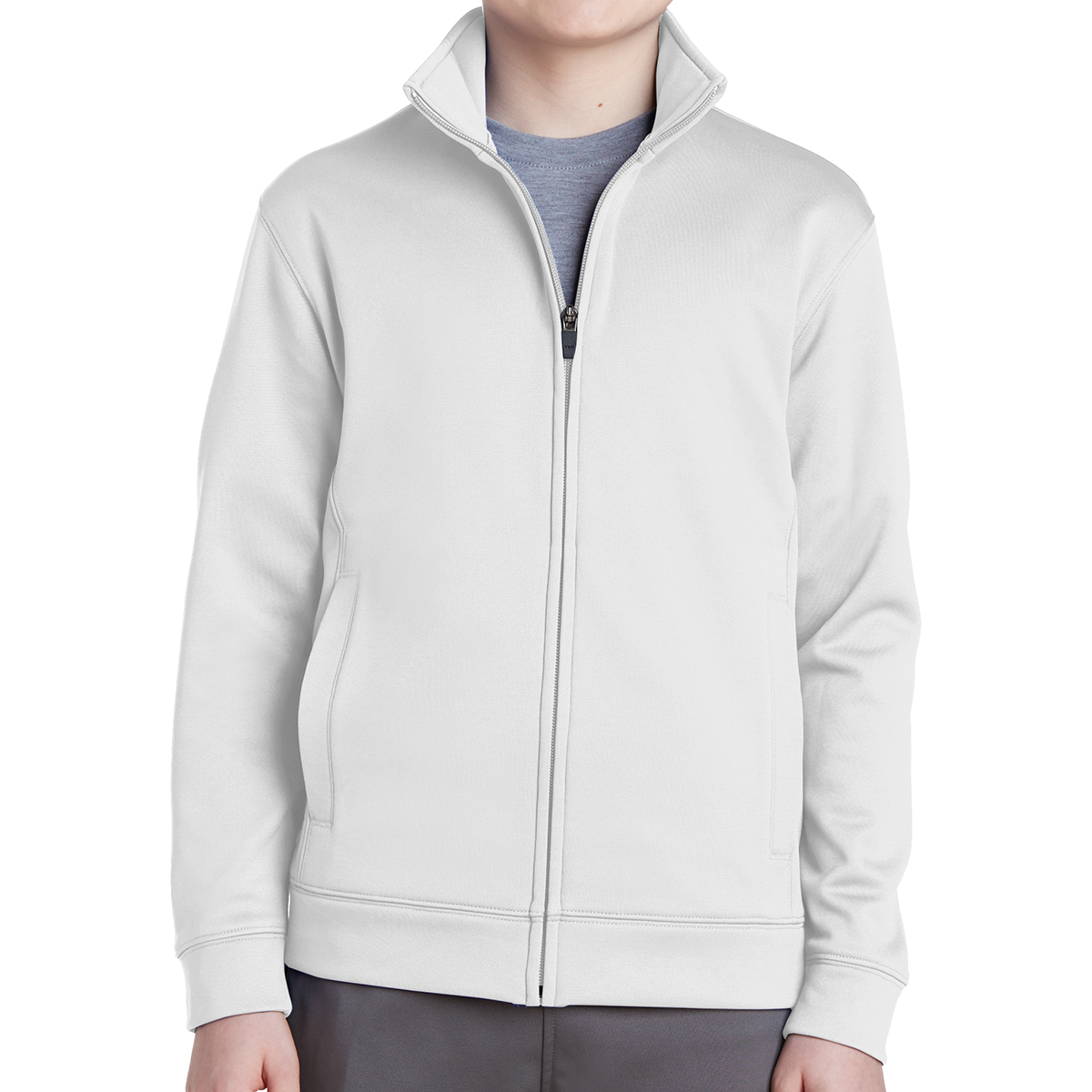 Sport-Tek® Youth Sport-Wick® Fleece Full-Zip Jacket 26