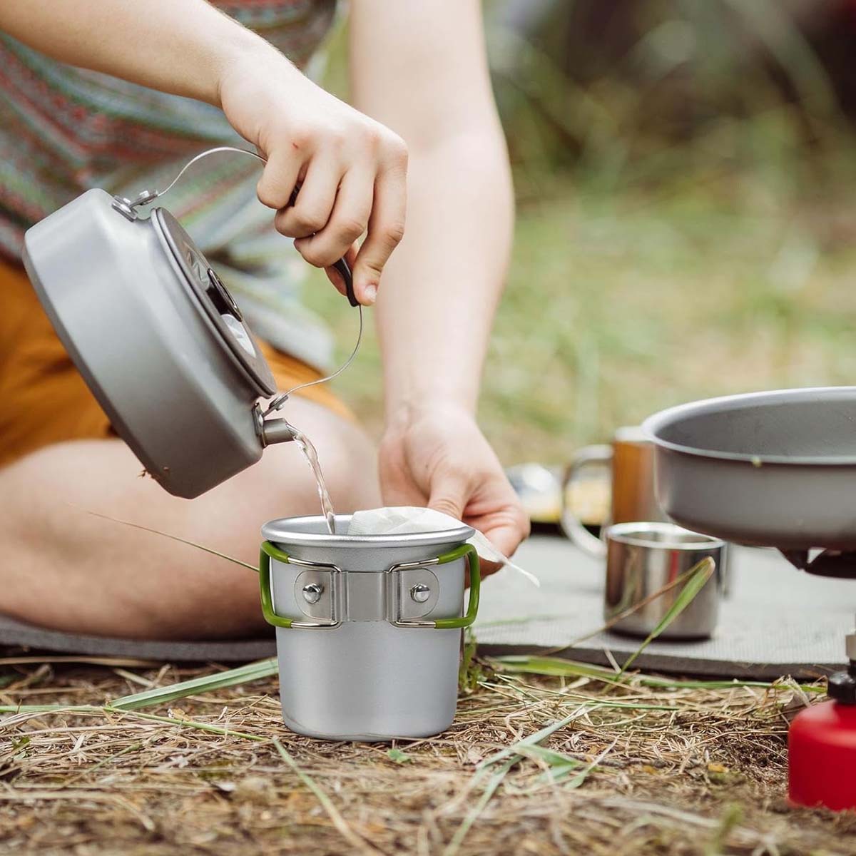 Versatile Outdoor Water Cup Coffee Folding Camping Mug 3