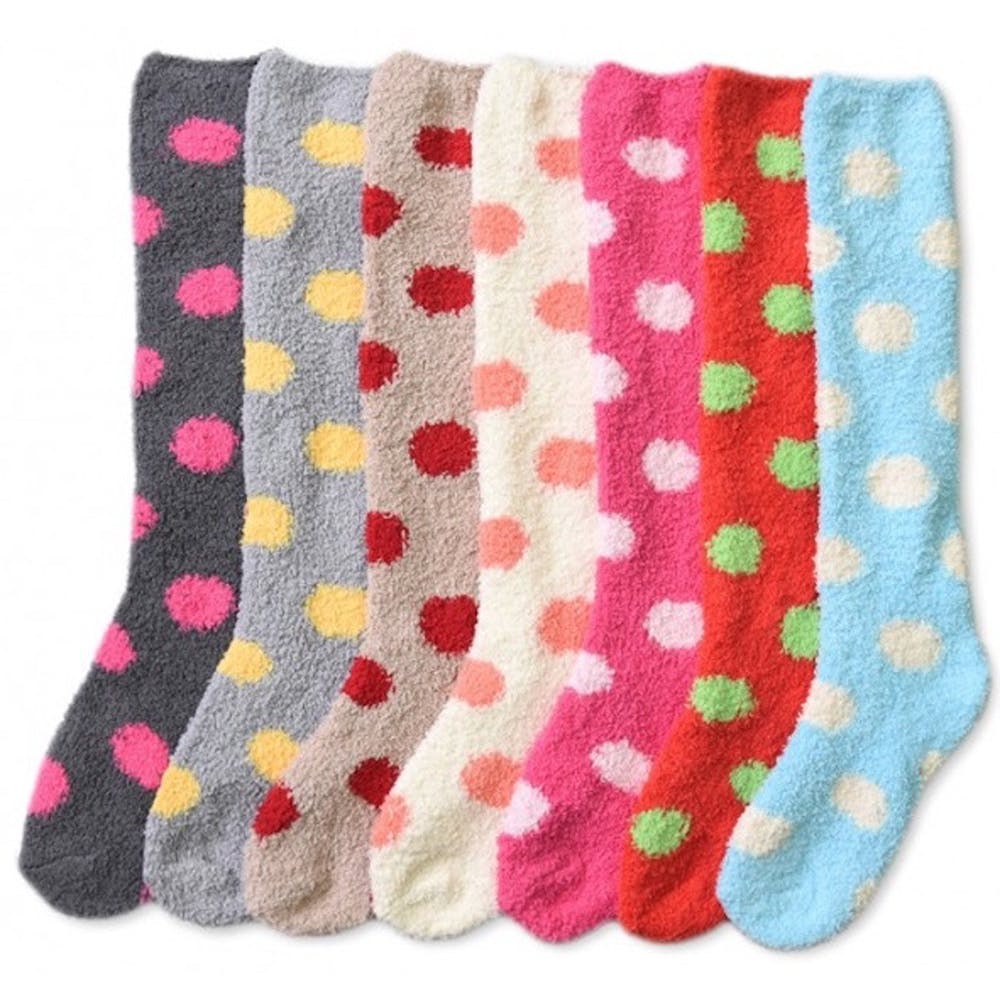 Women's Knee-High Socks - Polka Dot Size 9-11 2