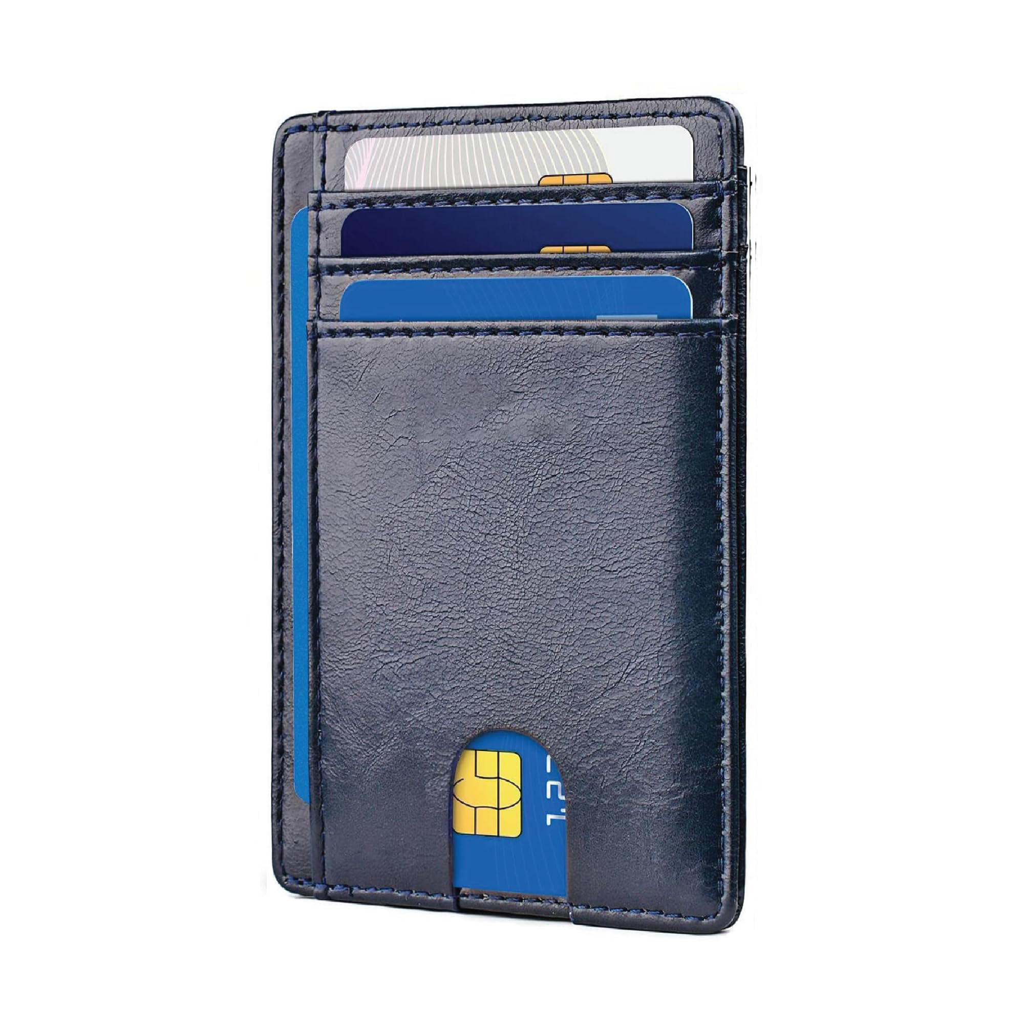 RFID-Blocking PU Leather Card Holder 5