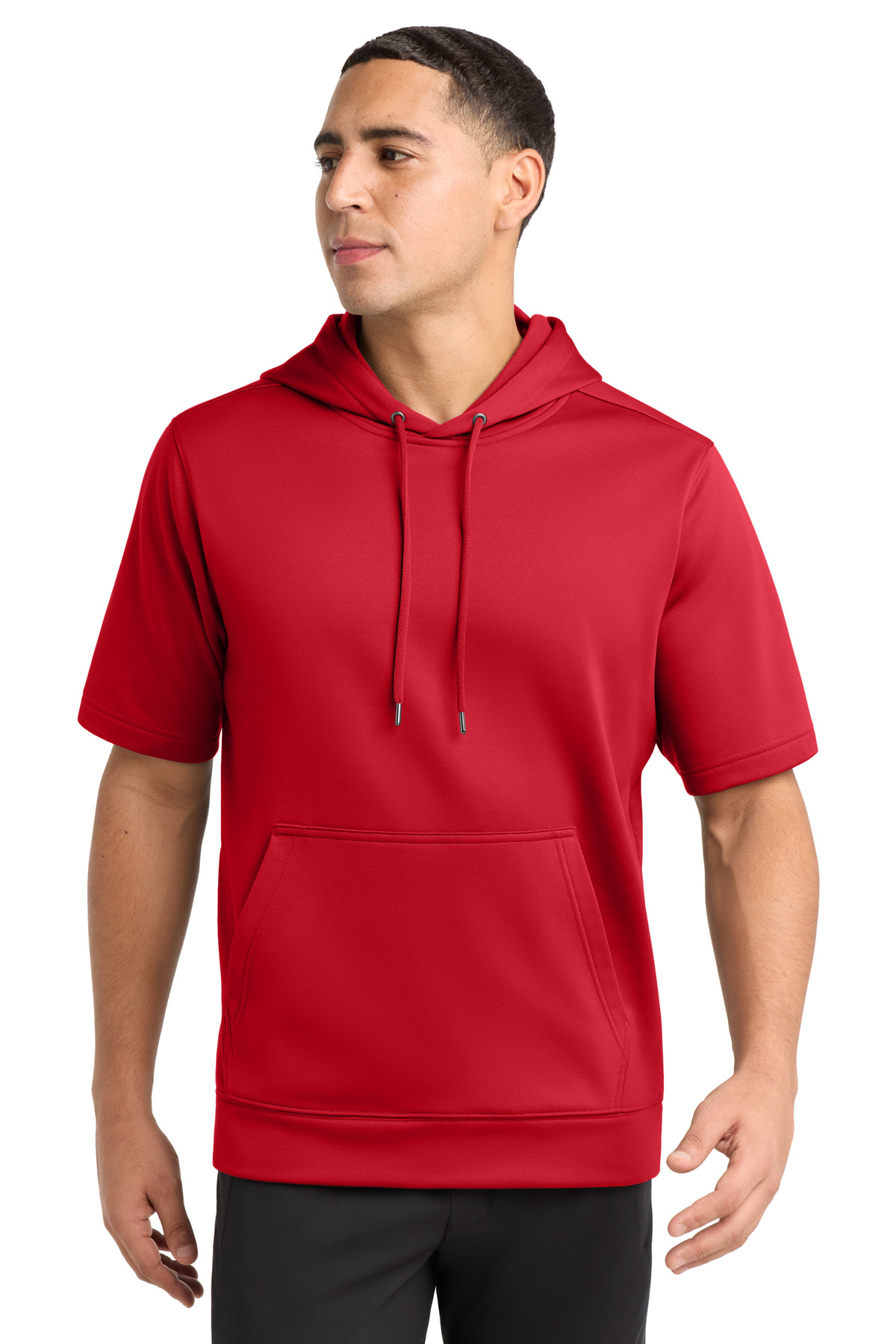 Sport-Tek Sport-Wick Fleece Short Sleeve Hooded Pullover. ST251, custom hoodie or sweatshirt with logo imprint 35