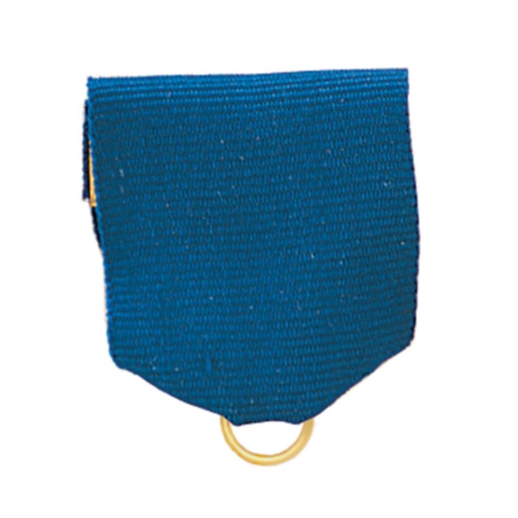 Solid Blue Pin Drape Ribbon with Jump Ring 1