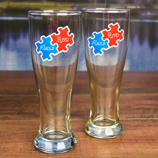 Grand Pilsner Glasses with Print 6