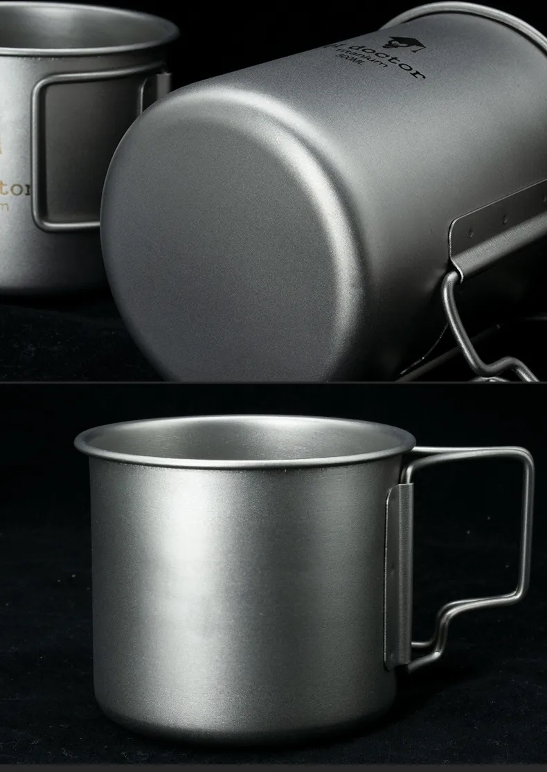 Everest Ultralight Titanium Camping Mug (12oz/14oz/16oz) 15