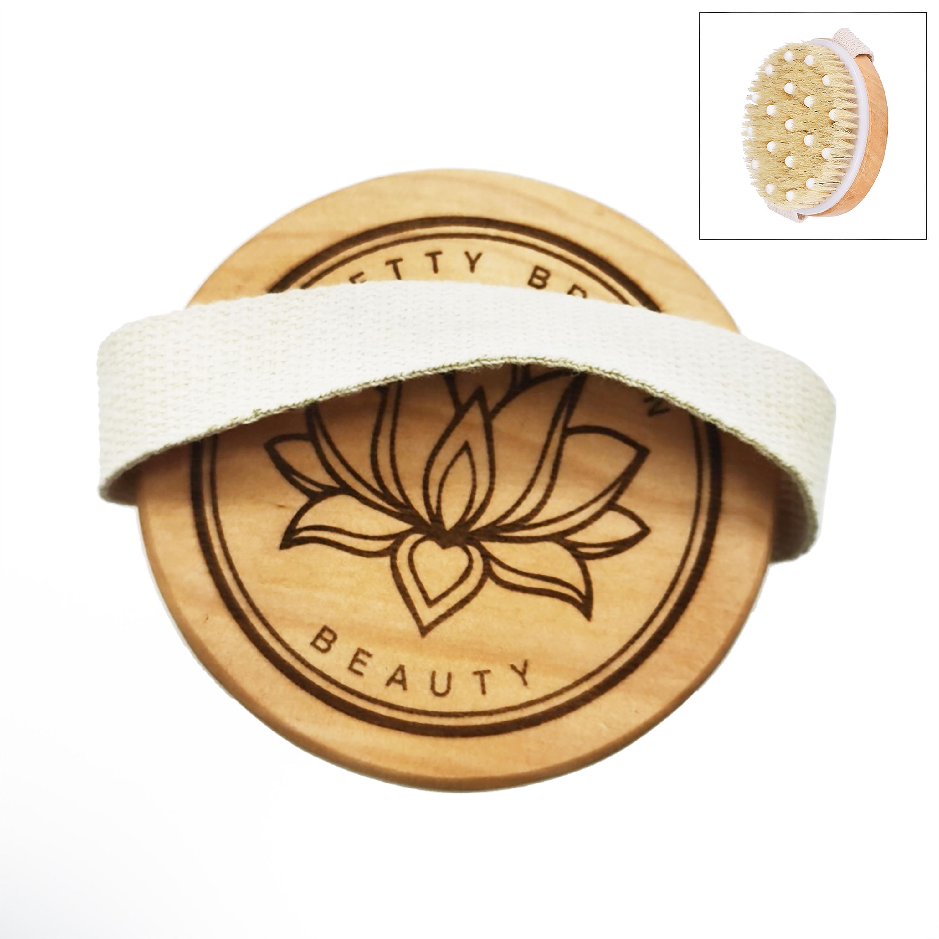 Luxury Boar Bristle Bath Brush & Scrub 4